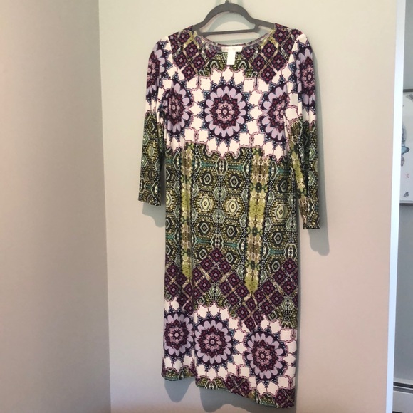 London Times Multicolored Sleek Dress - Picture 2 of 3